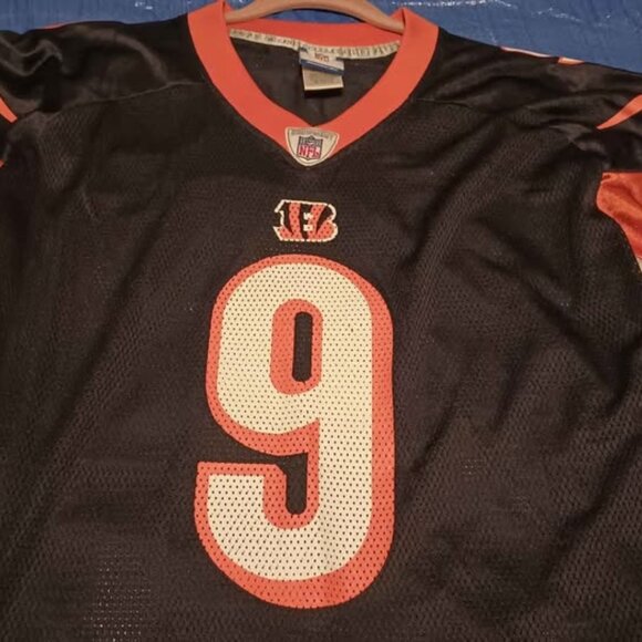 Reebok Carson Palmer #9 Bengals Jersey On Field Excellent Condition 2XL - Picture 4 of 8